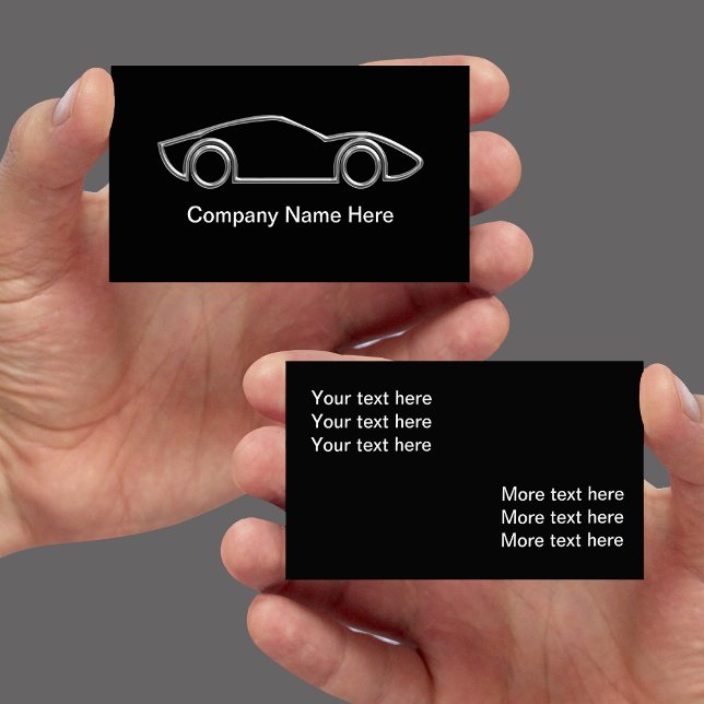 Carte De Visite Thème automobile le plus cool (Créateur téléchargé)