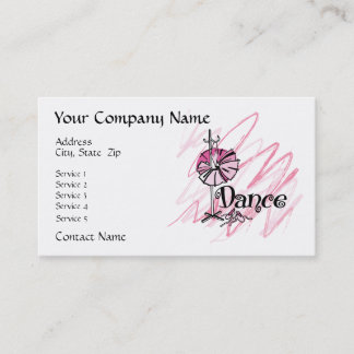 Carte de visite Thème Danse