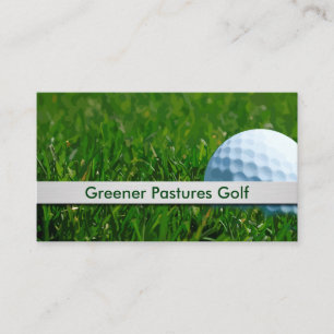 Carte De Visite Thème de balle de golf Sports