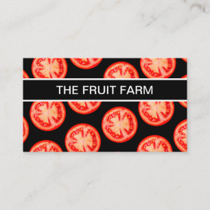 Carte De Visite Thème de fruits et légumes
