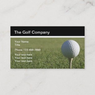Carte De Visite Thème de golf