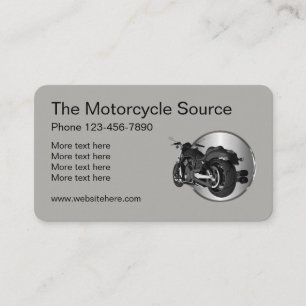 Carte De Visite Thème de moto cool