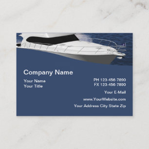 Carte De Visite Thème de navigation maritime
