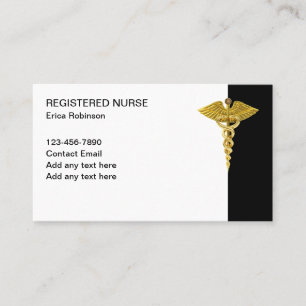 Carte De Visite Thème de visite médicale classeuse d'infirmière di