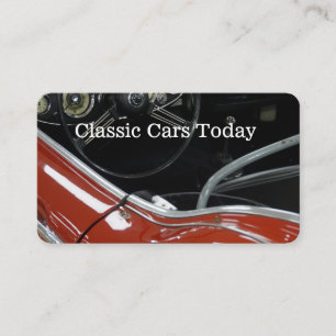 Carte De Visite Thème des voitures classiques
