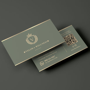 Carte De Visite Thérapeute de bien-être en spa médical de luxe Cre