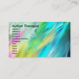 Carte De Visite Thérapeute de l'autisme