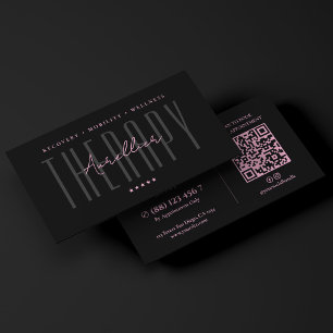 Carte De Visite Thérapeute de massage de Spa de Bien-être Esthétiq