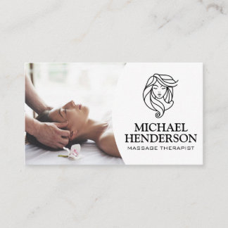 Carte De Visite Thérapeute de massage | Spa relaxant