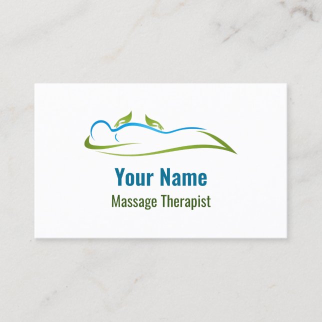 Carte De Visite Thérapeute de massage sur mesure (Devant)