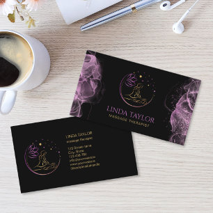 Carte De Visite Thérapeute en Massage Holistique Énergie