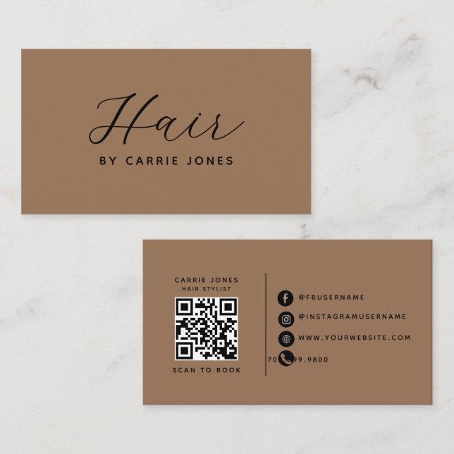 Carte De Visite Thérapeute en massage simple  (Devant / Derrière)