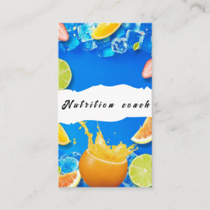 Carte De Visite Thérapeute en nutrition Santé et Bien-être