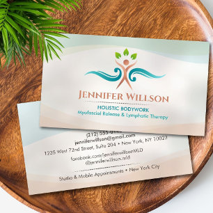 Carte De Visite Thérapeute en travail corporel holistique Massage