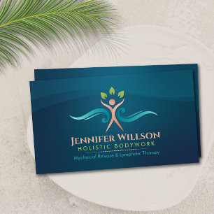 Carte De Visite Thérapeute en travail corporel holistique Massage 