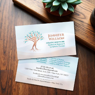 Carte De Visite Thérapeute en travail corporel holistique Massage 