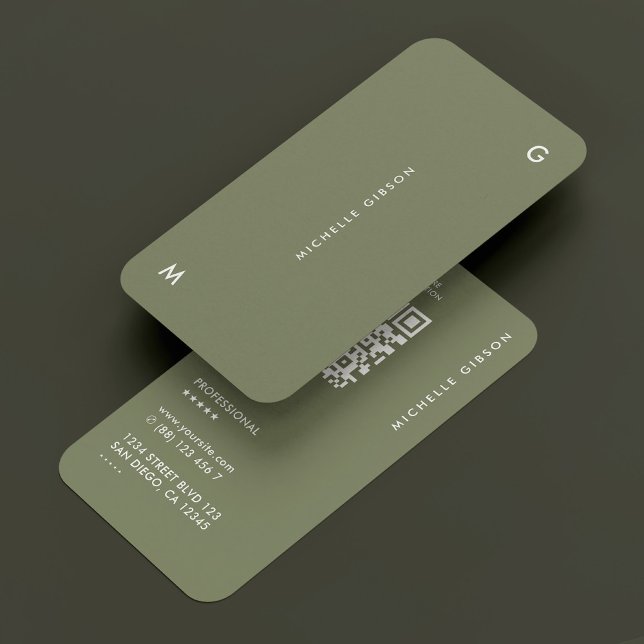 Carte De Visite Thérapeute professionnelle minimaliste moderne de  (Minimal Modern Simple Sage Professional Therapist Business Card
☆★
☆★
☆★
☆★
☆★
(35394)
 | 
)