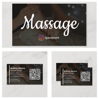 Carte De Visite Thérapeutes de Massage de Bien-être Réflexologues
