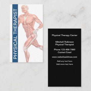 Carte De Visite Thérapie Orthopédique Physique Moderne 