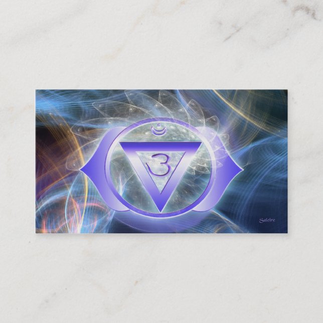 Carte De Visite Third Eye Chakra (Devant)