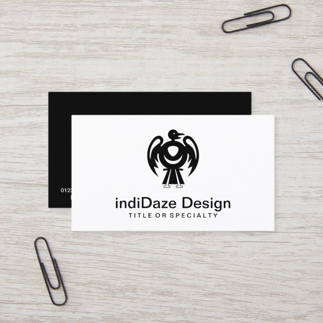 Carte De Visite thunderbird v2 (Devant/Arrière en situation)