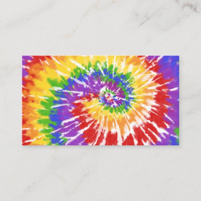 Carte De Visite Tie Dye  (Devant)