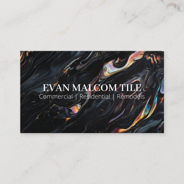 Carte De Visite Tile Business Card (Devant)