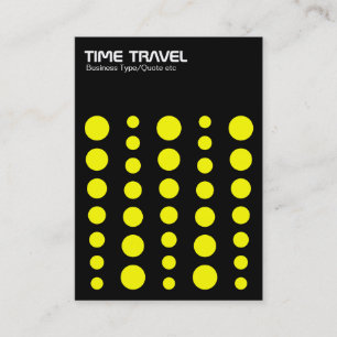 Carte De Visite Time Travel v1.2 - Jaune sur noir