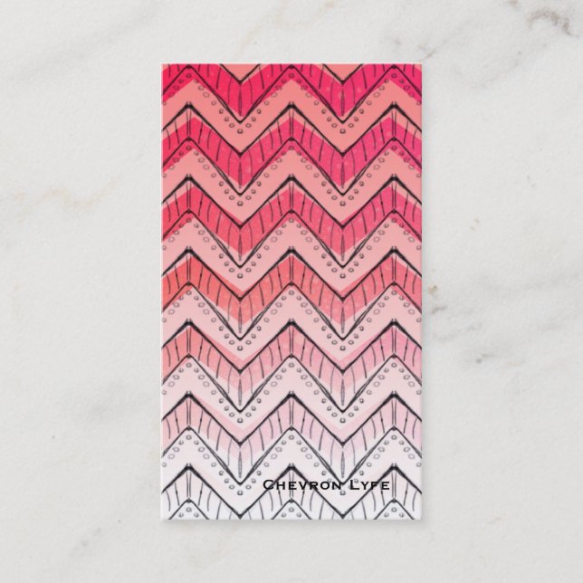 Carte de visite tiré par la main rose d'Ombre (Devant)