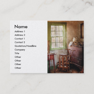 Carte De Visite Tissage - dans le cottage de tisserands