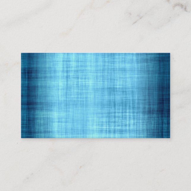 Carte De Visite Tissu bleu fané (Devant)