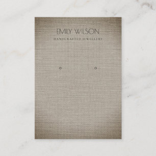 CARTE DE VISITE TISSU D'ARGENT TEXTURE DE LA CANNE À FOILE ÉCRAN