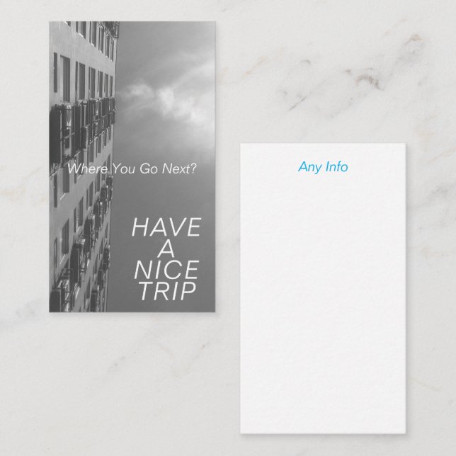 Carte De Visite To your dream (Devant / Derrière)