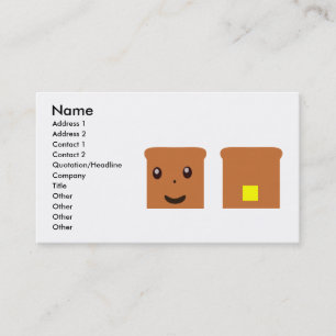 Carte De Visite Toast