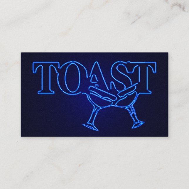 Carte De Visite toast : salon électro (Devant)