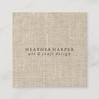 Carte de visite - toile