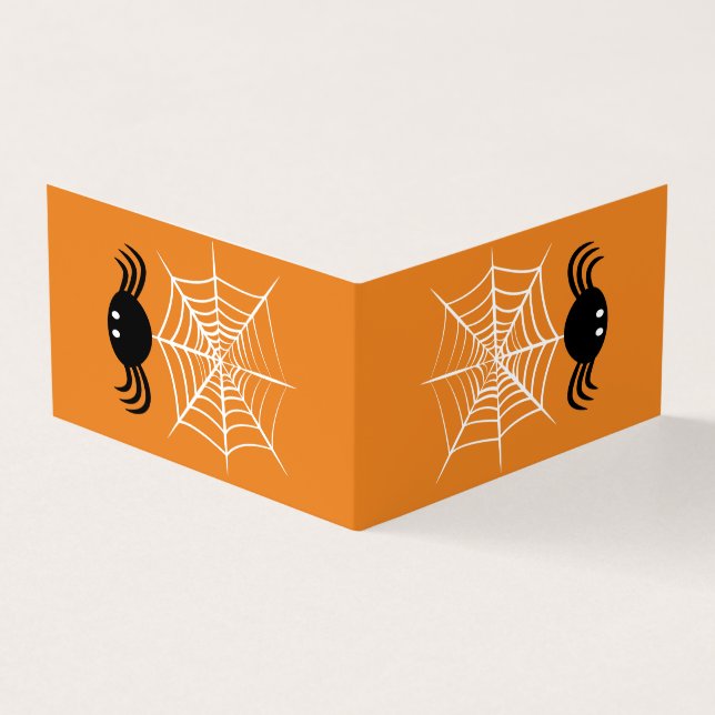 Carte De Visite Toile d'araignée Halloween  (Extérieur)