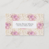 Toile vintage rose victorienne antique florale de