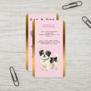Carte De Visite Toilettage de chien Collection moderne personnalis