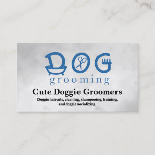 Carte De Visite Toilettage de chiens Services pour animaux de co