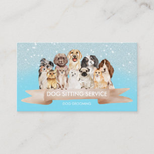 Carte De Visite Toilettage de chiens Toilettateur d'animaux de com