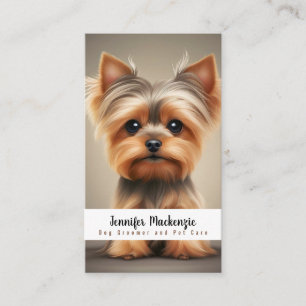 Carte De Visite Toiletteur de chien mignon Service de toilettage S