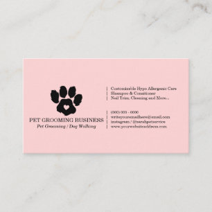 Carte De Visite Toiletteuse mobile pour animaux de compagnie Minim