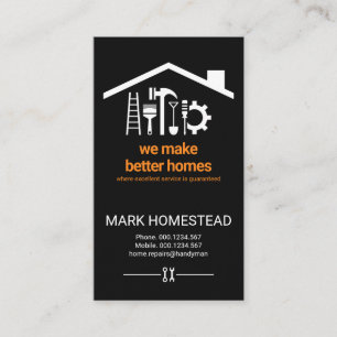 Carte De Visite Toit pour outils de bricolage créatif