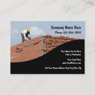 Carte De Visite Toiture Tuiles de construction Grand design