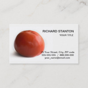 Carte De Visite Tomate mûre