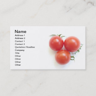 Carte De Visite Tomates