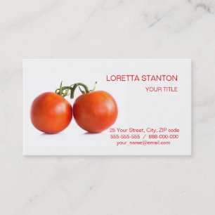 Carte De Visite Tomates