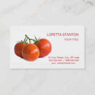 Carte De Visite Tomates