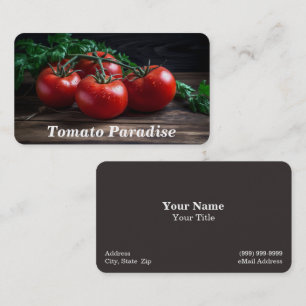 Carte De Visite Tomates / Tomates